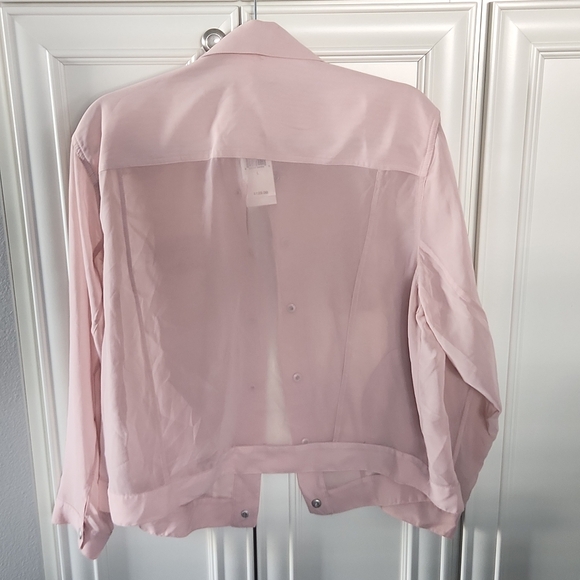 NWT &BASICS | Sheer Trucker Jacket - Picture 14 of 16